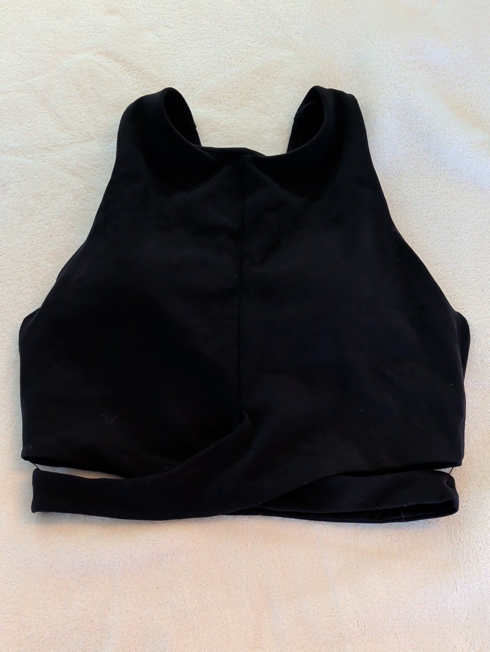 Athleta Black High Neck Women's Crop Top